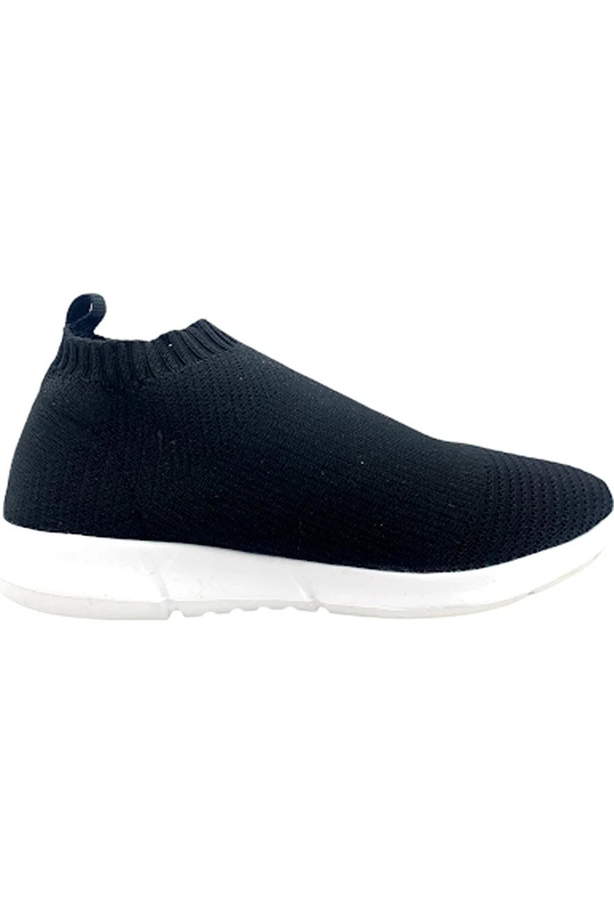 Steven by Steve Madden Fast Knit Sneakers Black - Medium